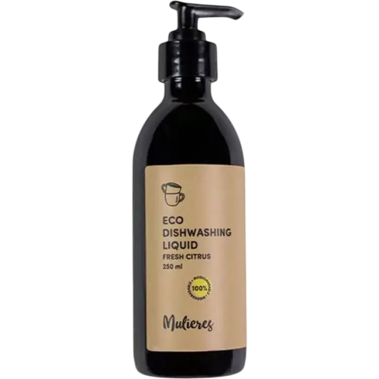 Mulieres Ekologisk Diskmedel Citrus Glasflaska 250 ml